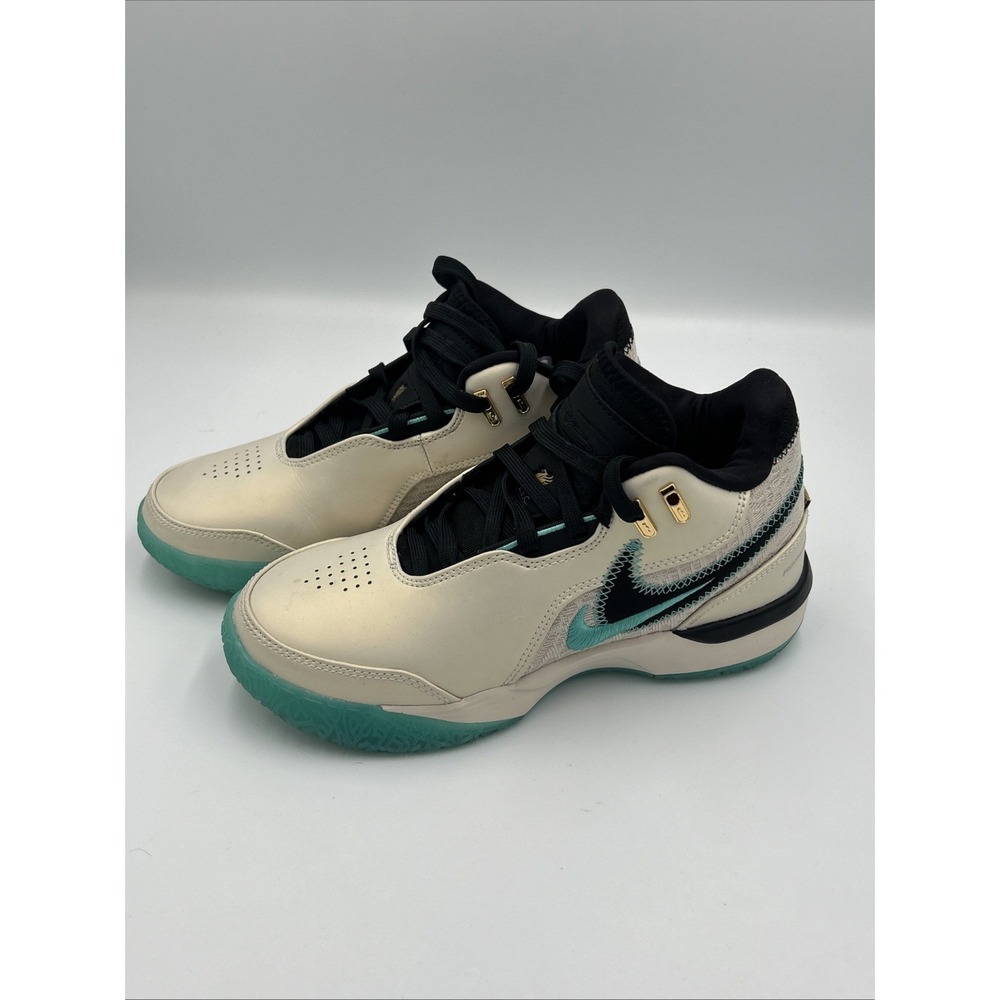 Nike LeBron NXXT Gen AMPD Sneaker Liverpool LFC Orewood Teal Kids 3.5 - Picture 3 of 14